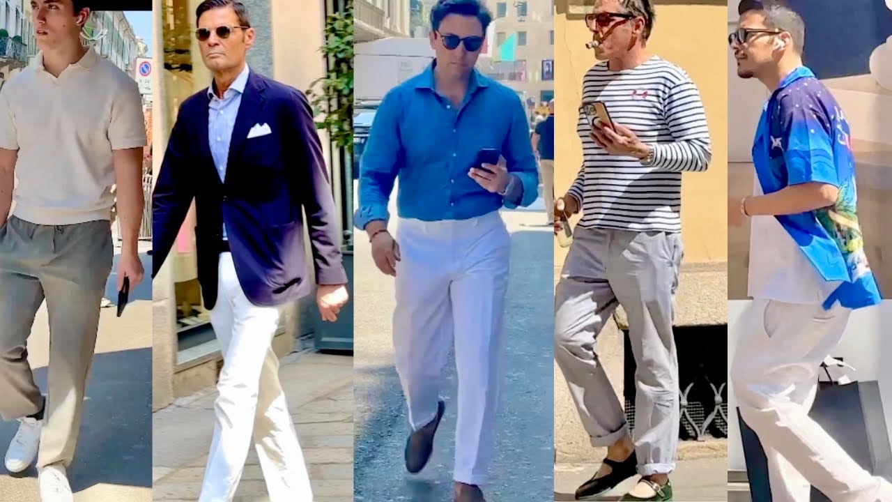 May 2025 Men’s Spring Summer Outfits🇮🇹Street Style & Luxury Men’s Shopping in Milan