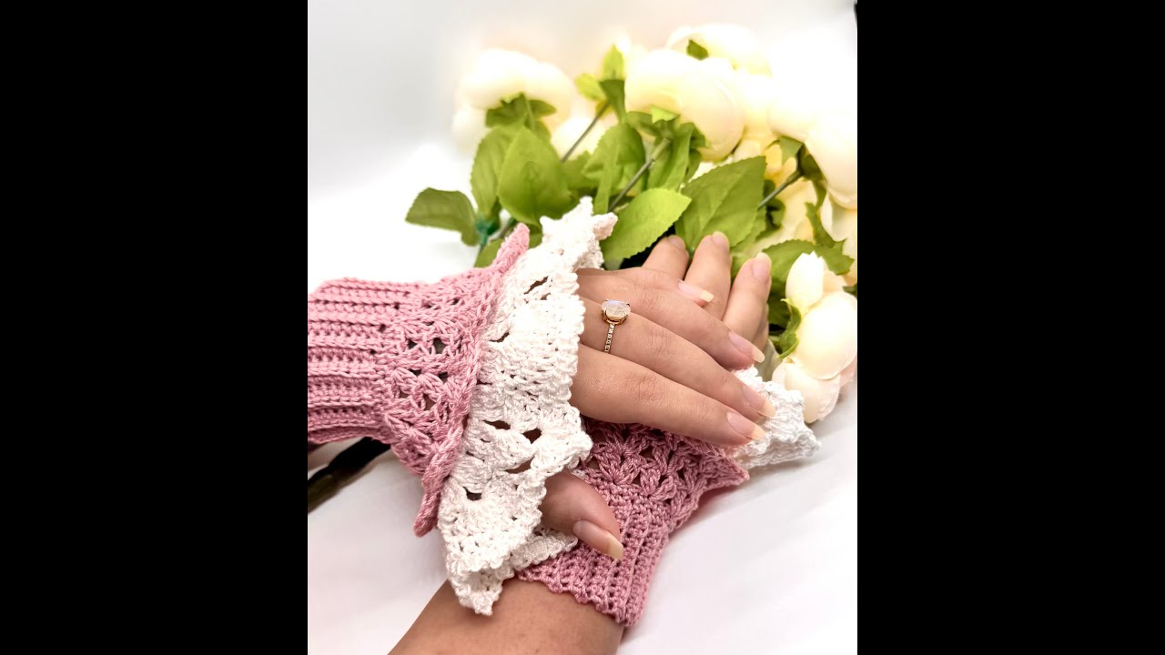 Trying to get going and Bridgerton inspired Crochet lace Cuffs