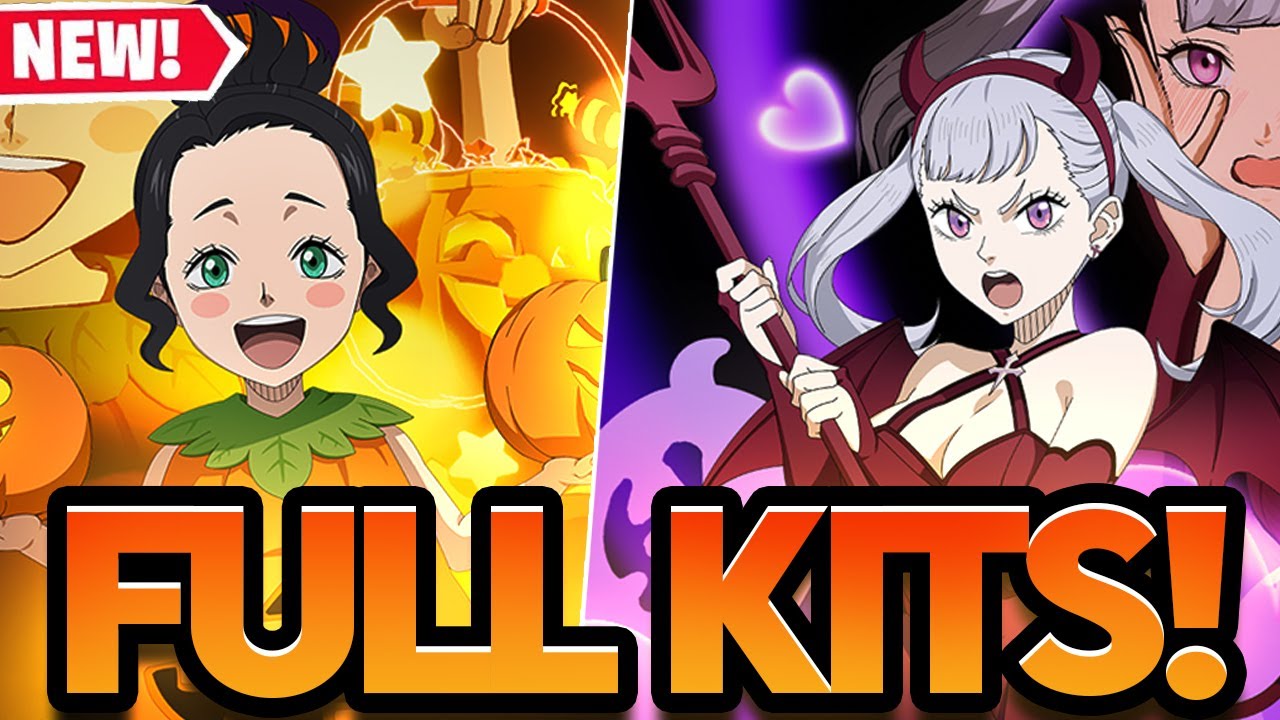 SEASON 5 KITS REVEALED! HALLOWEEN CHARMY & NOELLE ARE BROKEN AF, MUST SUMMON?! - Black Clover Mobile