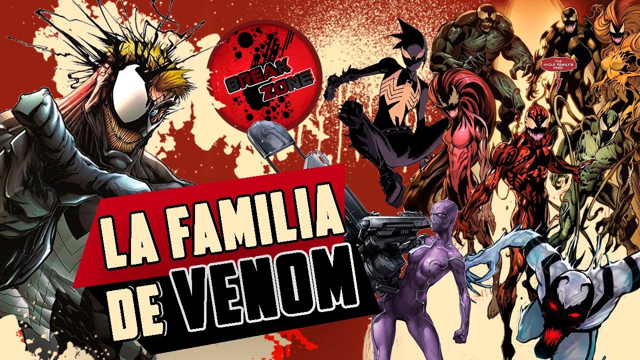 ¡Todos Los Hijos Y Nietos de VENOM!... La Familia de Venom!