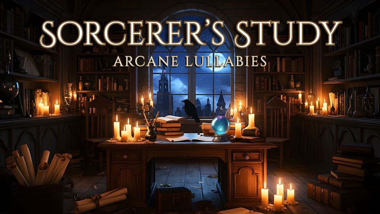 Sorcerer’s Study 🔮 Medieval Arcane Ambience for Focus & Study