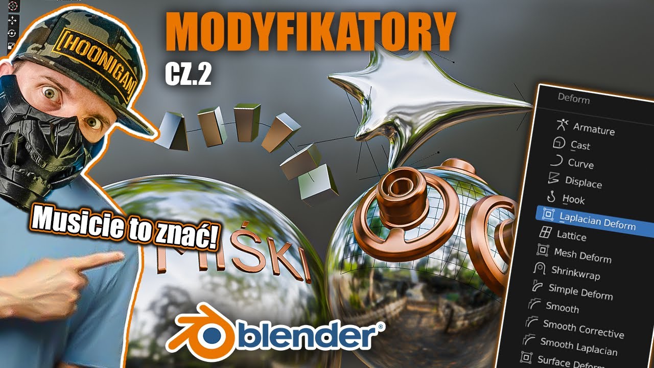 [TUTORIAL BLENDER] Modyfikatory (cz.2)