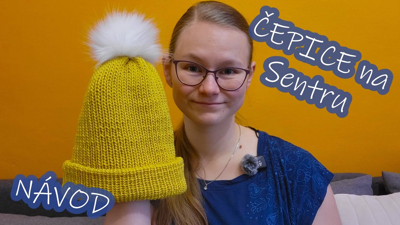 🧶 Jak uplést ČEPICI na pletacím strojku SENTRO | Krok za krokem 🧢