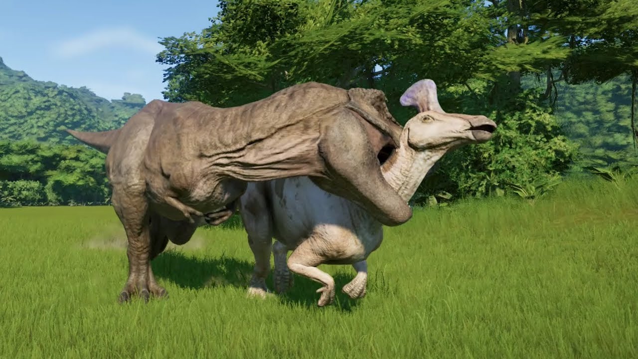 Epic T-Rex on the Hunt - Jurassic World Evolution