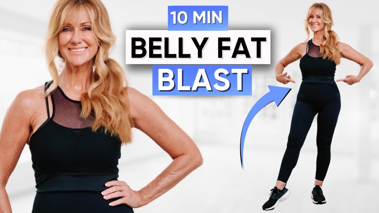 LOSE BELLY FAT in 10 Minutes - 10 Powerful AB Exercises (with Weights)