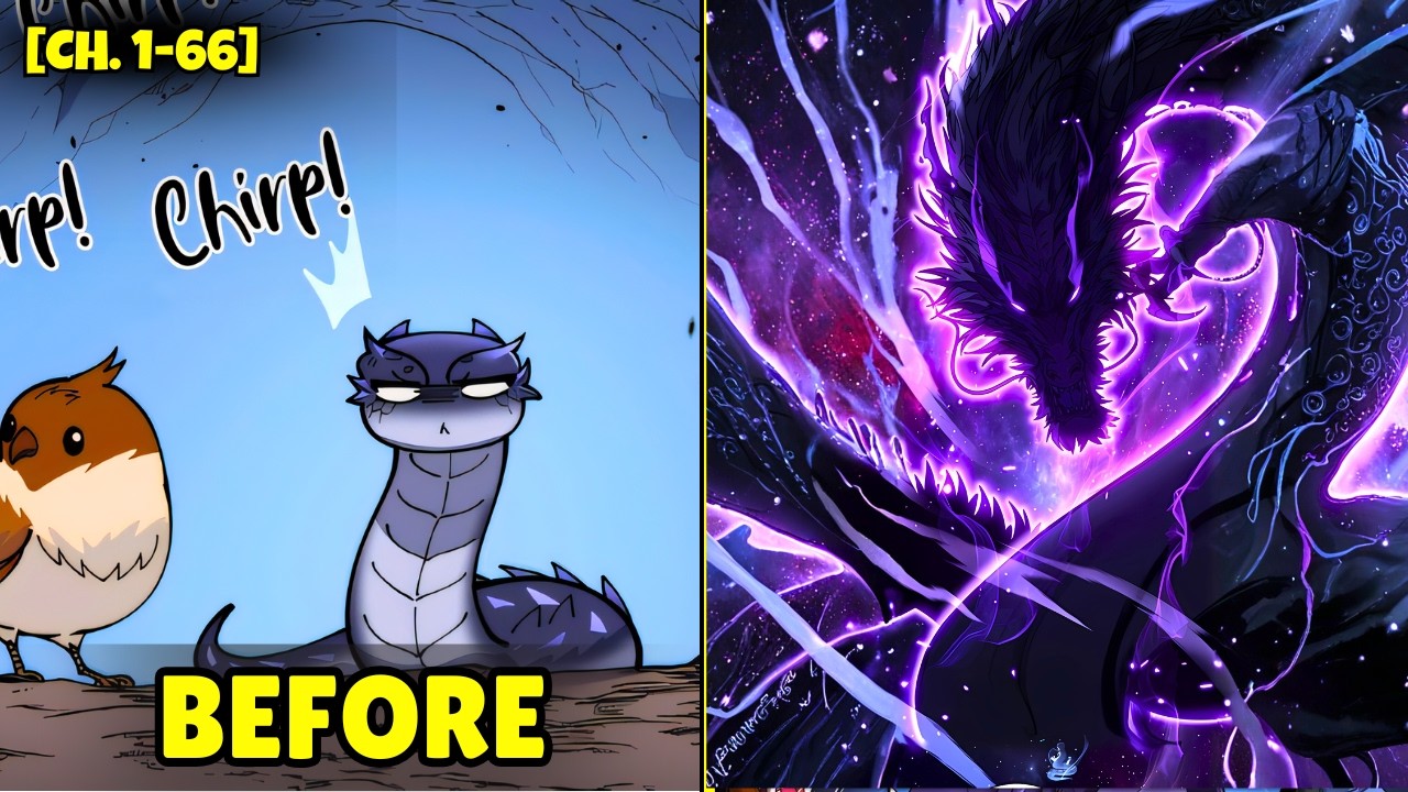 [1-66] He Was Born As A WEAK Snake, But Evolves Just By Devouring Demonic Monsters! - Manhwa Recap