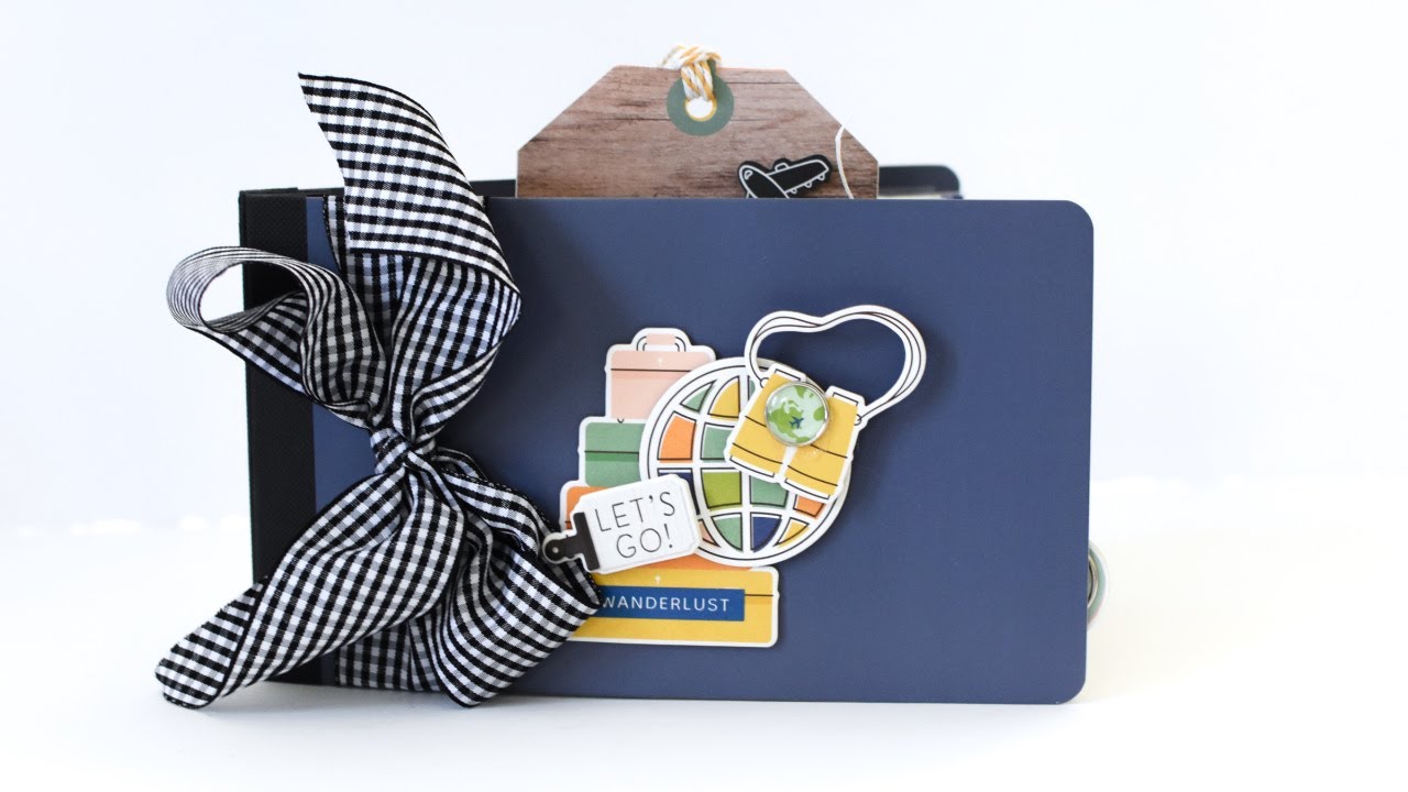 Easy Mini Album Pages You'll Want to Try Using Simple Stories' Happy Travels Collection