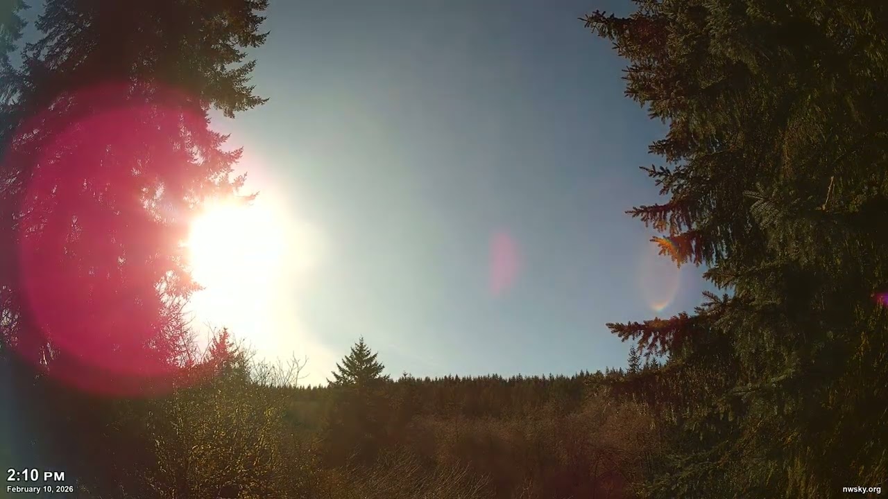 February 10, 2026 - Cloudy Pacific Northwest Skyscape Timelapse Video | 4K 60fps