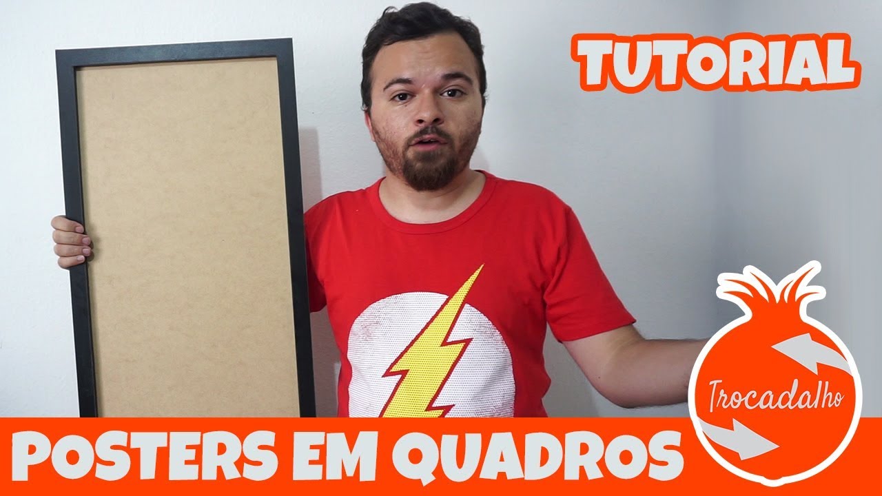 Como Colocar posters em quadros / molduras - Dica Rápido e fácil Tutorial - DIY