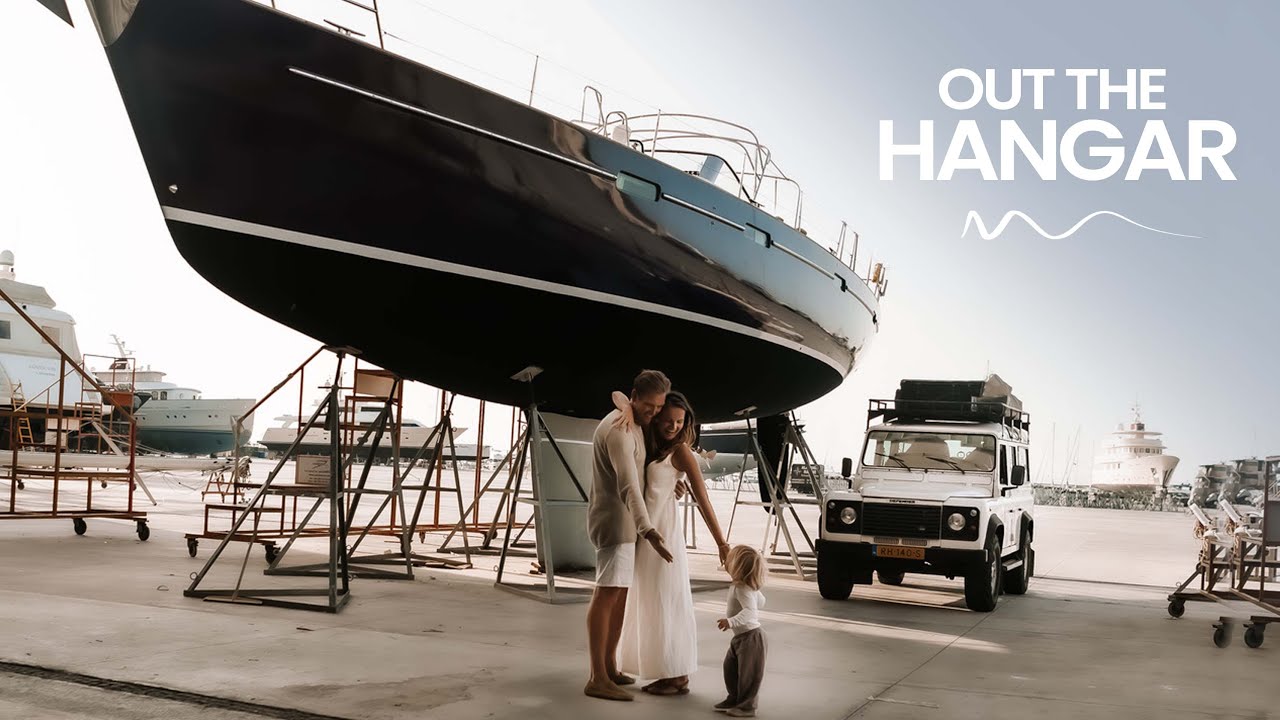 Final Stage Full REFIT Sailing YACHT | finally out the hangar Se1 Ep24