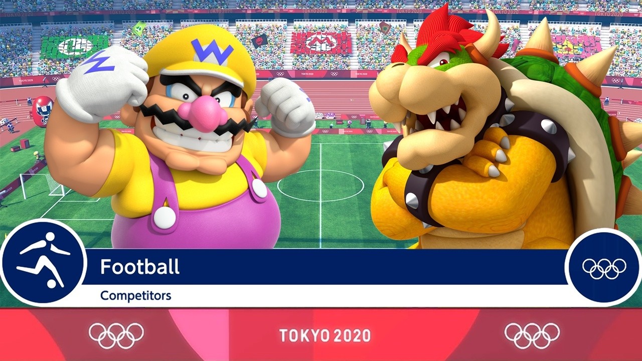 Mario & Sonic at the Tokyo 2020 Olympic Games - Wario/Mario Vs. Bowser/Bowser Jr.