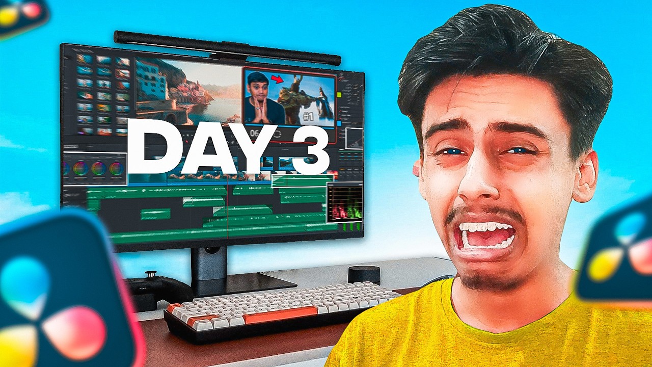 MASTERING DaVinci Resolve in 3 Days Changed My Gaming Video Editing FOREVER!