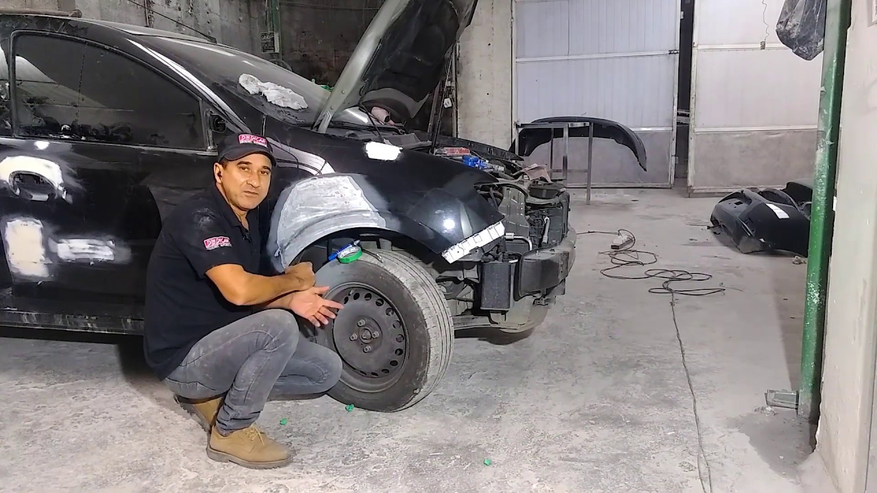 PINTURA AUTOMOTIVA COMO FAZER VINCO PERFEITO COM MASSA POLIÉSTER