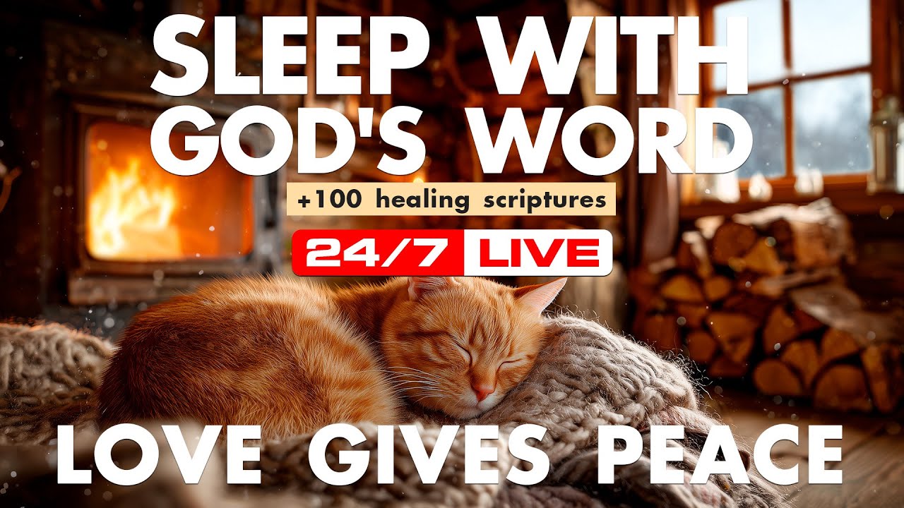 The night becomes gentle with trust. Bible scriptures for sleep steady emotions.
