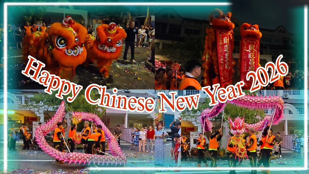 Lion & Dragon Dance || Chinese New Year 2026 | Esay B Vlog