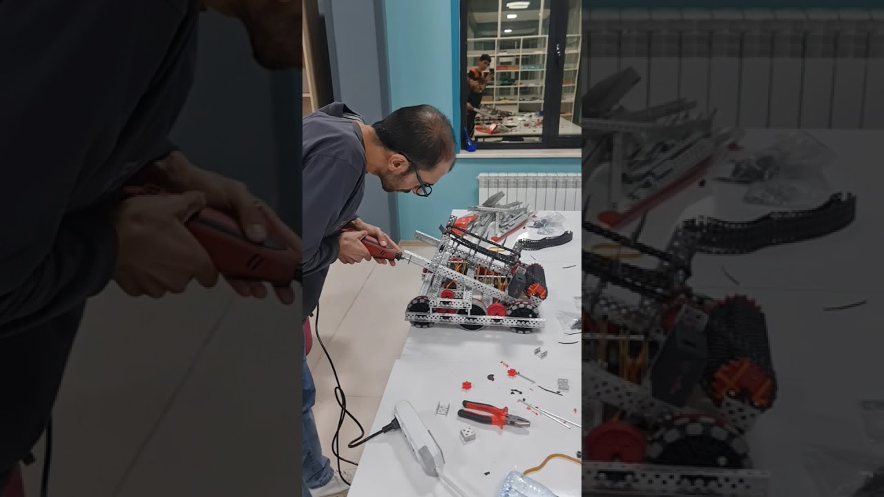 Building and Testing VEX Robots for SAF 2025 #robot #vex #saf2025 