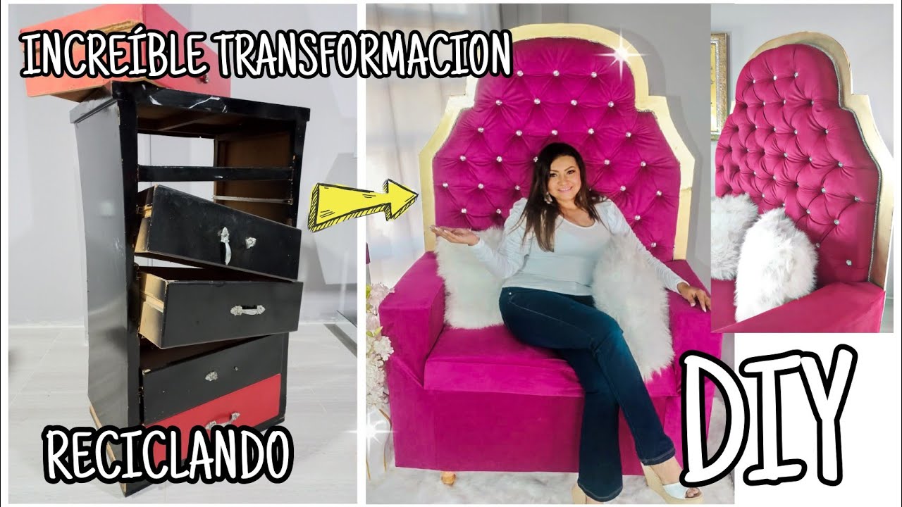 RECICLA UN MUEBLE VIEJO Y MIRA LO QUE PUEDES CREAR/TRANSFORMACIÓN DE MUEBLES