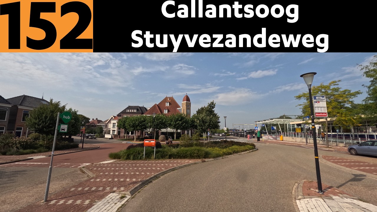 4K Bus Driver POV | Lijn 152 Schagen Station - Callantsoog Stuyvezandeweg v.v.