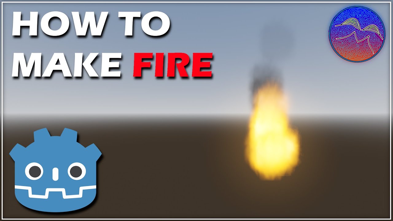 How to Make Fire in Godot Using Particle Systems - Godot 4 Tutorial