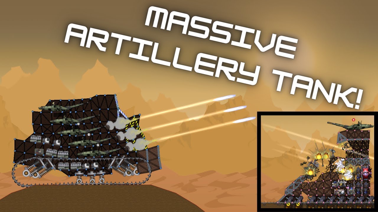 Bombarding fools with a ARTILLERY FORT-TANK - Modded Forts