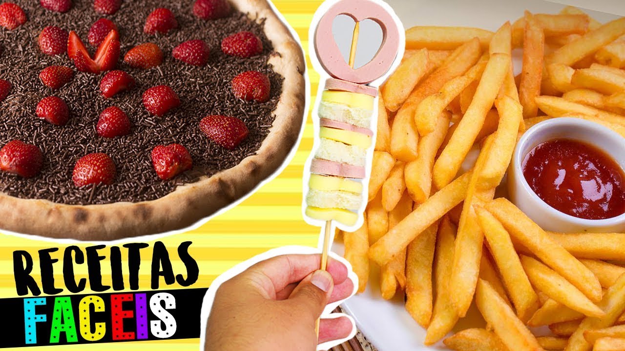 RECEITAS PARA CRIANÇA FAZER SOZINHA! #11 FÁCIL, RÁPIDO E GOSTOSO