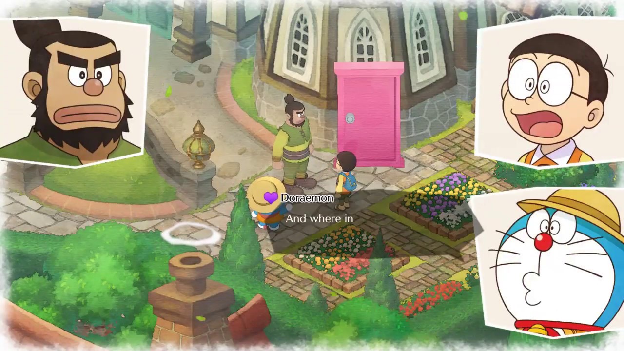 How to get anywhere door in Doraemon Story of seasons......