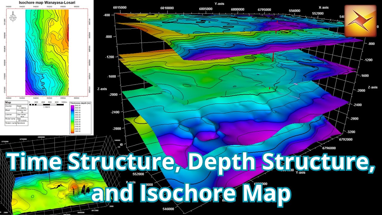 Basic Ways to Make Time Structure Map, Depth Structure Map, and Isochore Map with Petrel 2017
