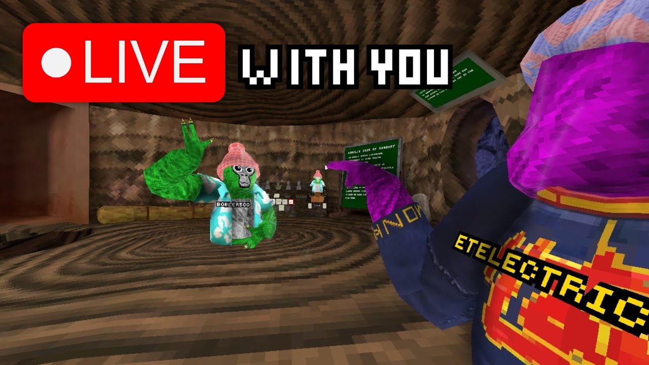 Gorilla tag with you | Powered by LIV