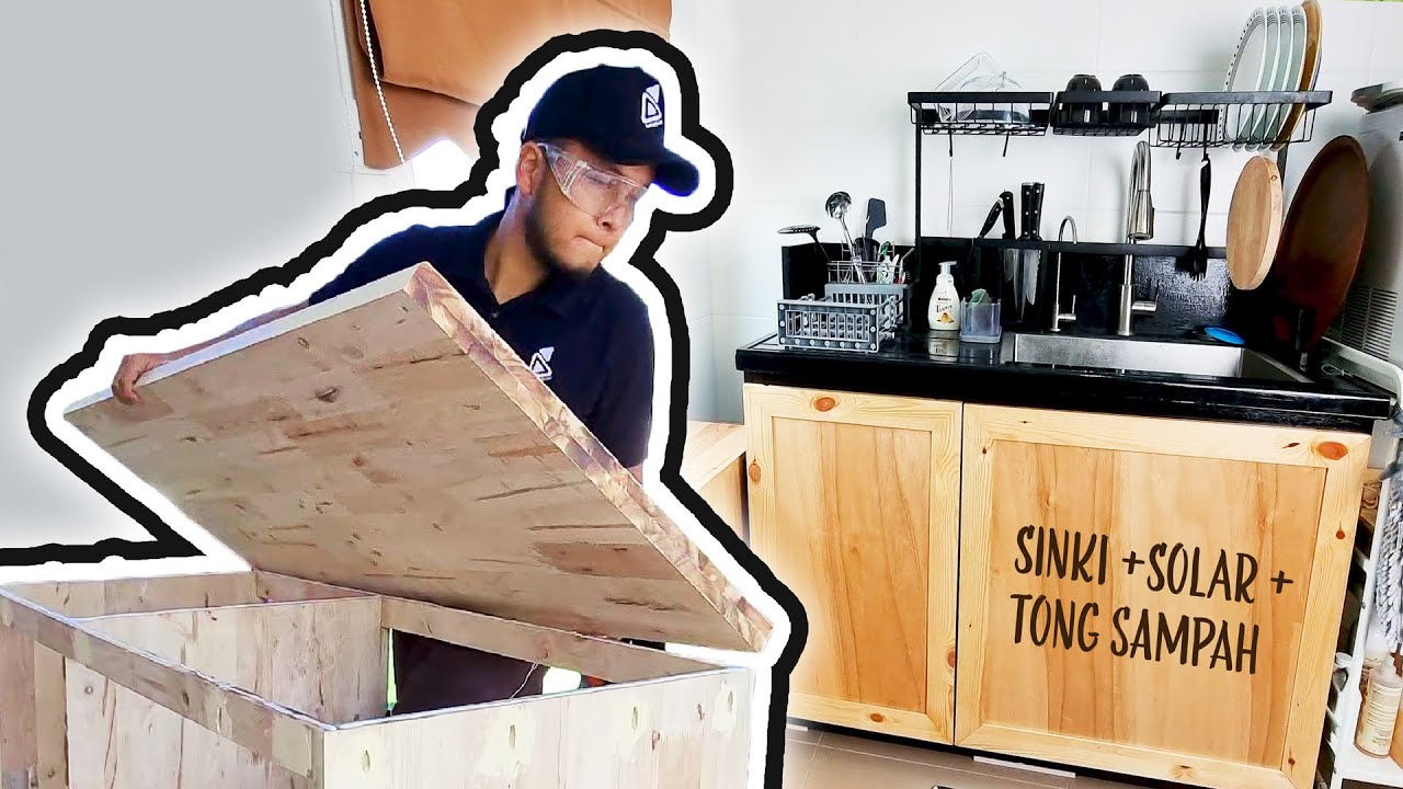 DIY sinki + kabinet + solar | Kompilasi mula sampai siap tanpa ulasan