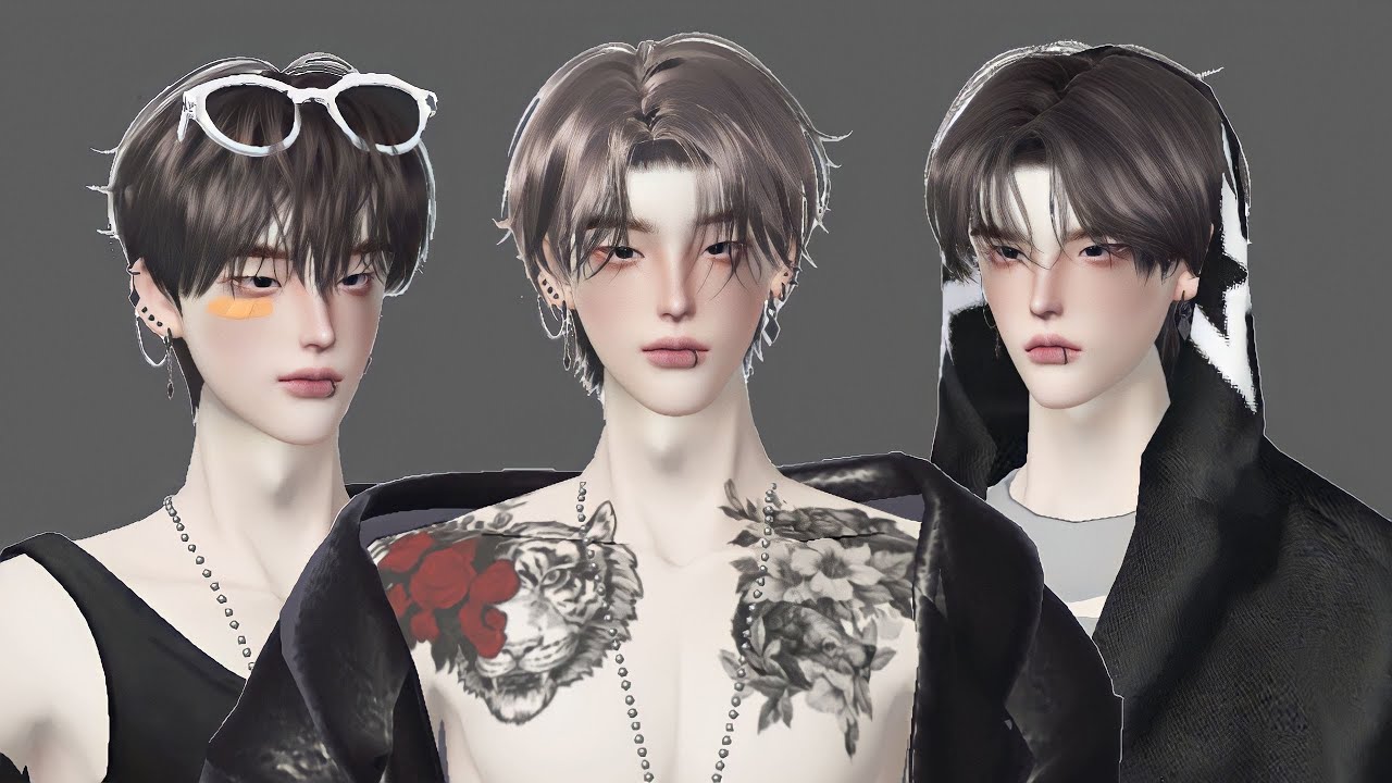 ZEPETO face tutorial oplas Korean [ Bad Boy ] + [ Outfit Idea ]