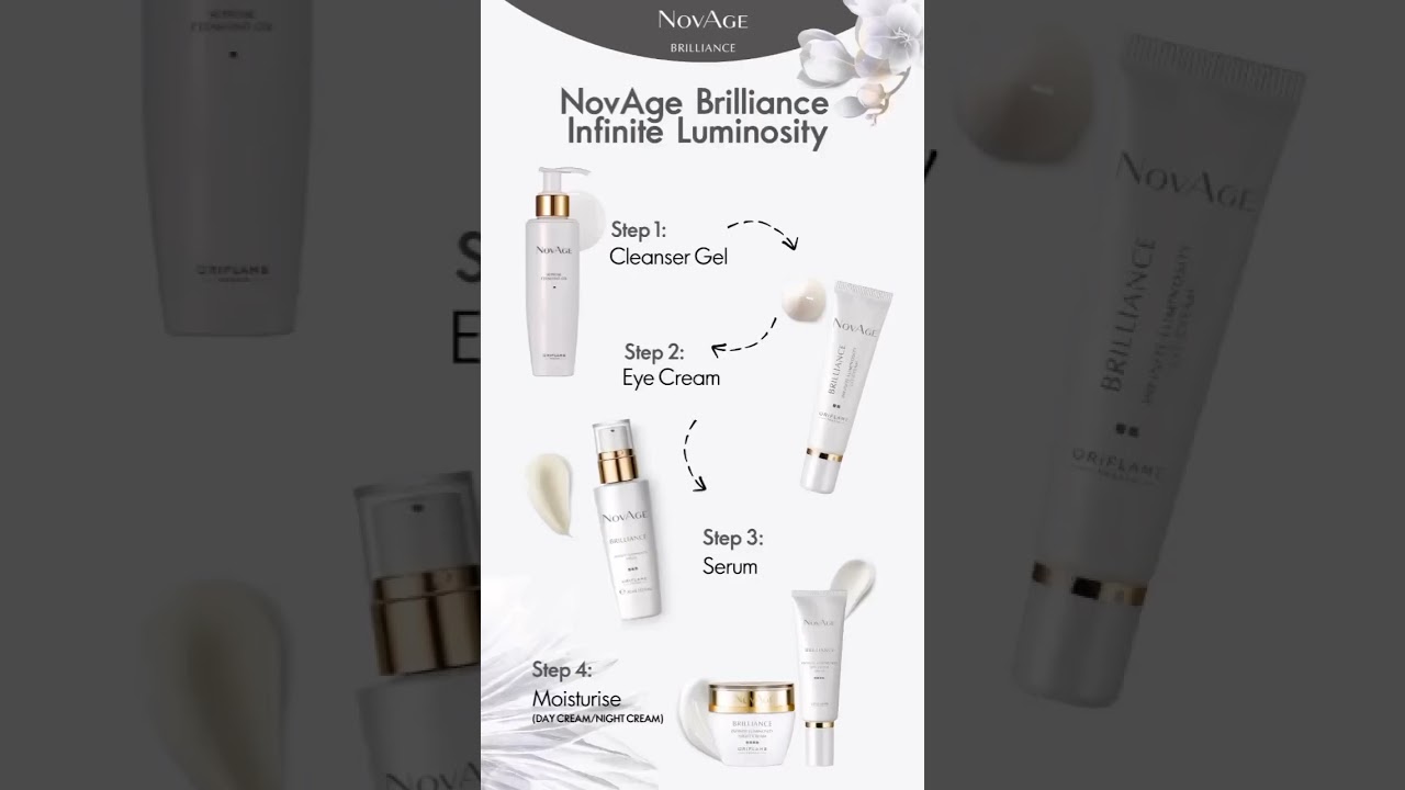 Novage brilliance skin care set