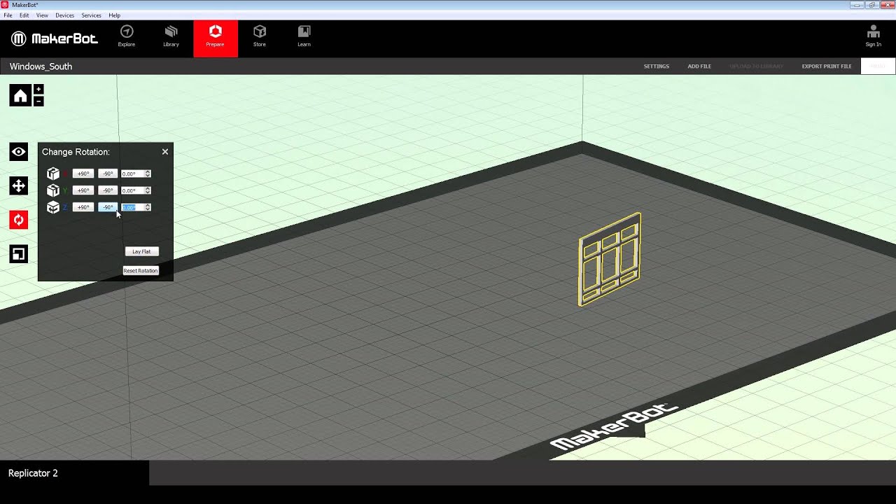 Module04 Ex03 Creating a 3d printing window system video INT 07082015