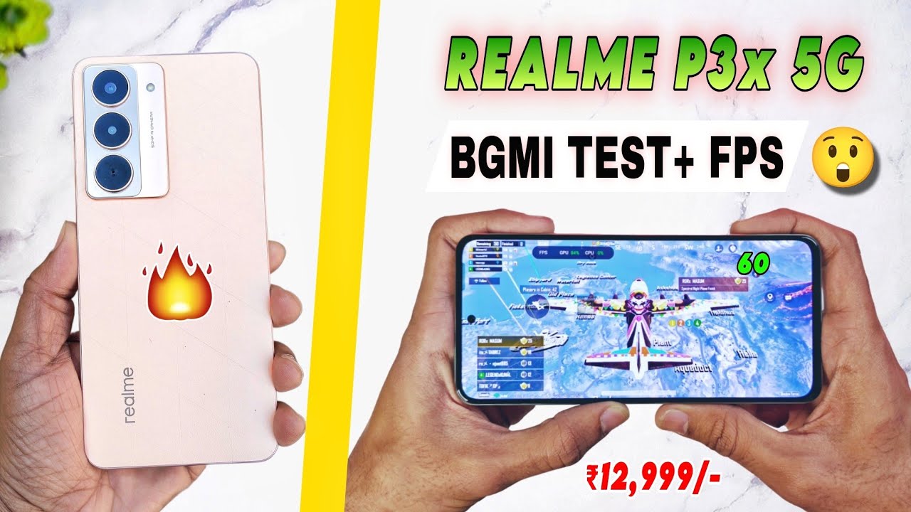 Realme P3x 5G Bgmi Pubg Test | Bgmi graphics settings, gyro | realme p3x review, bgmi gaming test