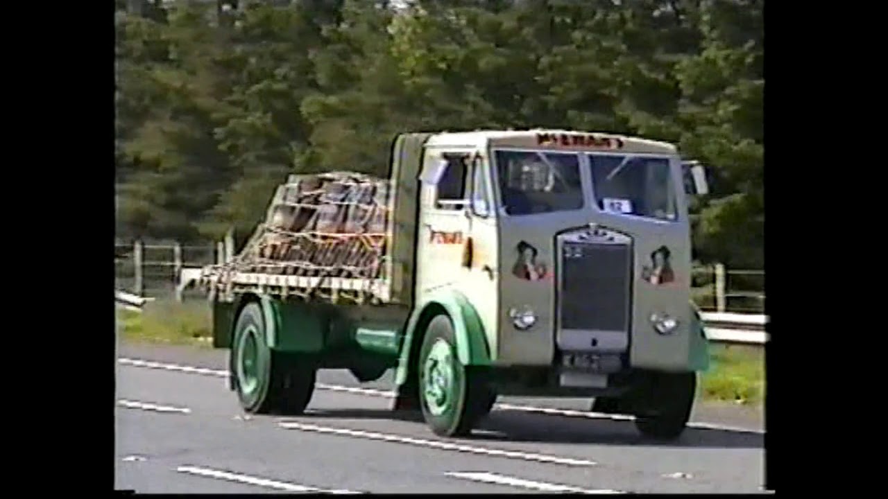 Classic Trucks on the Glenshane Pass in Northern Ireland, 2000.