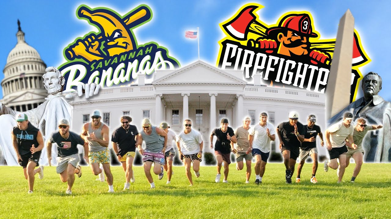 SAVANNAH BANANAS VS THE FIREFIGHTERS | Great Race: Washington, D.C.