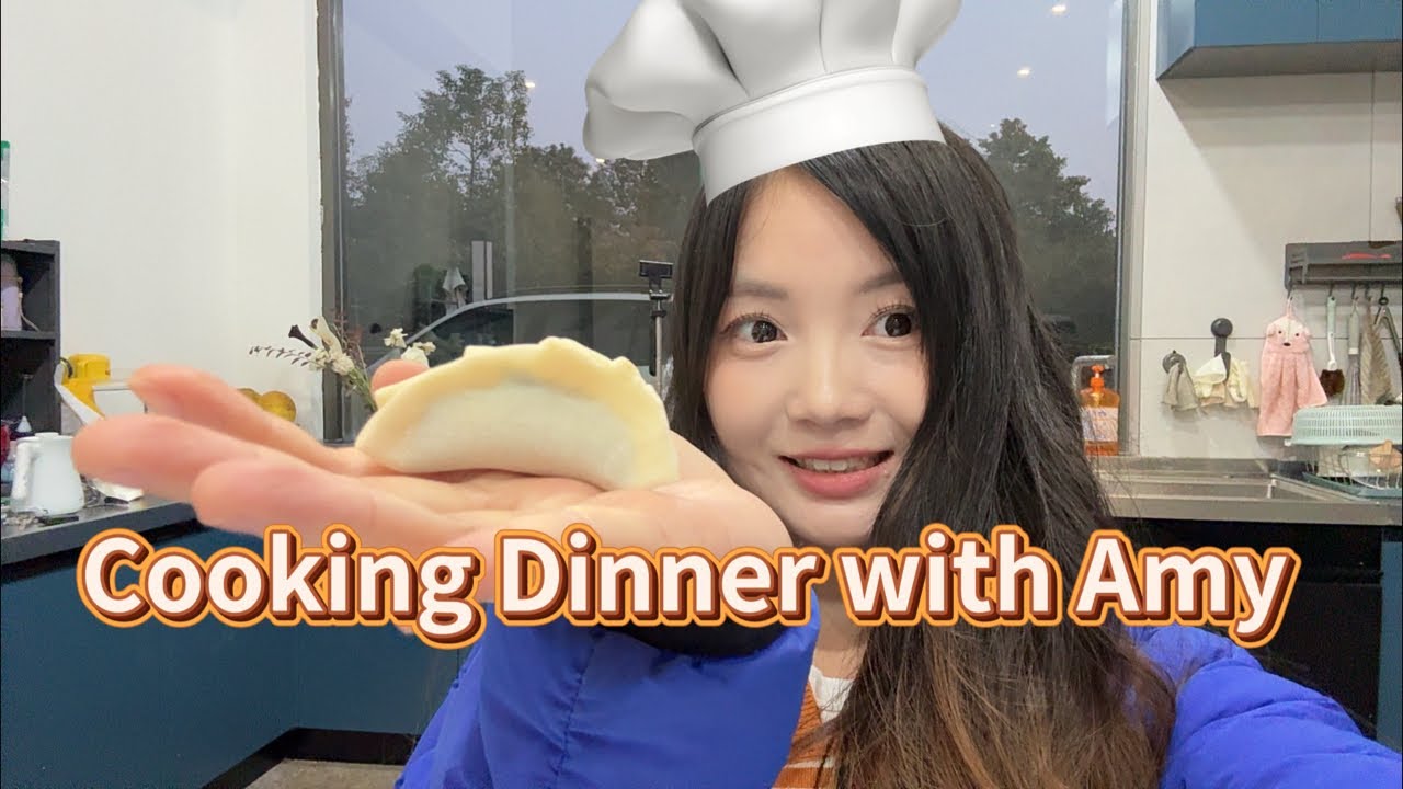Vlog| Snowy Night Cooking with Amy 👩&zwj;🍳Cabbage from Mom Lisa&rsquo;s Garden for Dinner 🥘🧧🥬