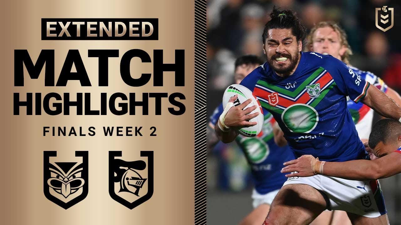NRL 2023 | New Zealand Warriors v Newcastle Knights | Extended Match Highlights, Finals Week 2