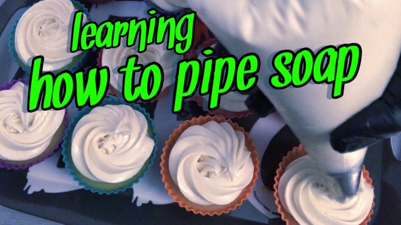 LEARNING HOW TO PIPE SOAP | SOAP PIPING TIPS | SOAP FROSTING TECHNIQUES | CONSISTENCY and TRICKS