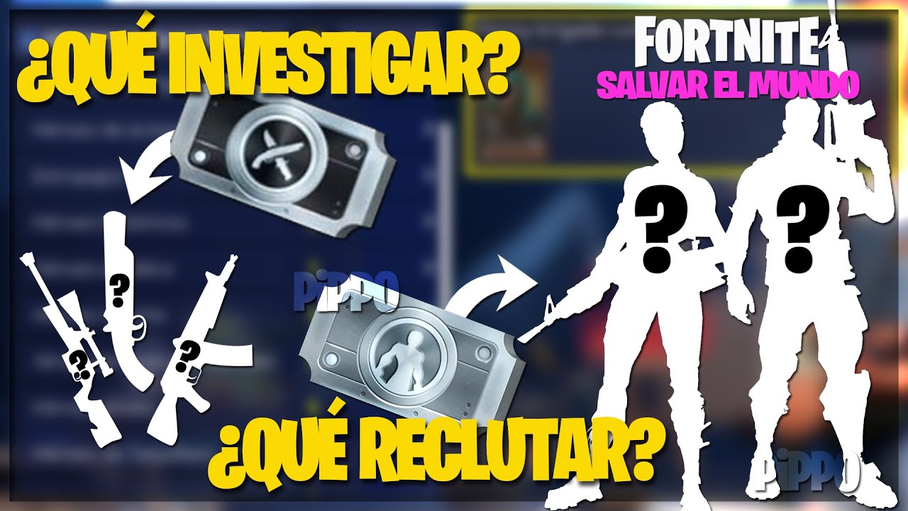 QUE RECLUTAR O INVESTIGAR CON LOS CUPONES DE AVENTURAS v1 - FORTNITE SALVAR EL MUNDO
