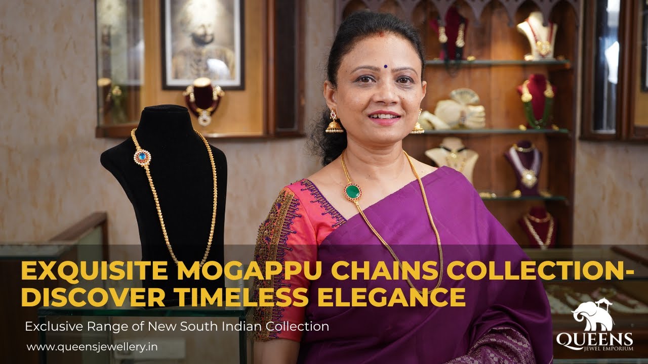 Gold platted Mugappu chain exclusive offers | Queens jewel emporium |
