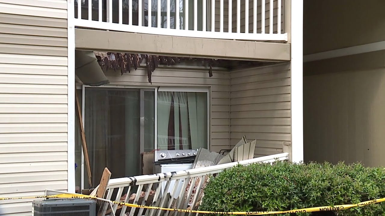 Inspectors determine cause of balcony collapse at apartment complex