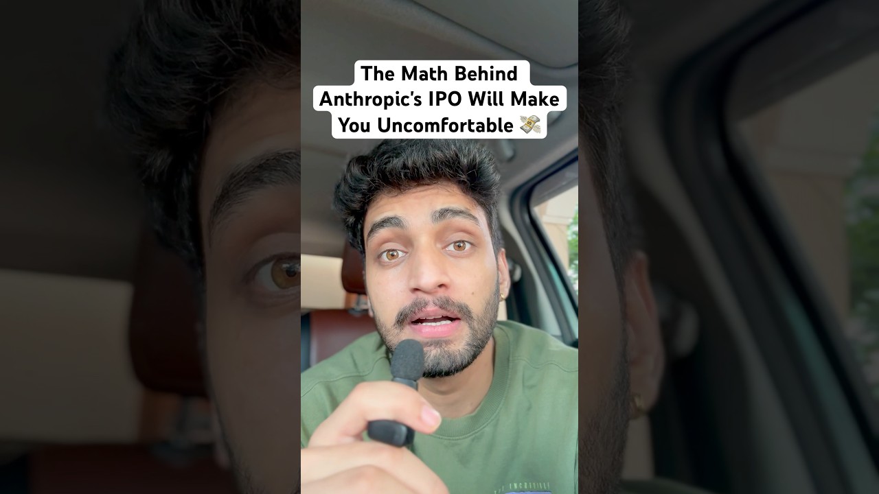 The Math Behind Anthropic's IPO Will Make You Uncomfortable 💸 #anthropic #ai #anthropicipo