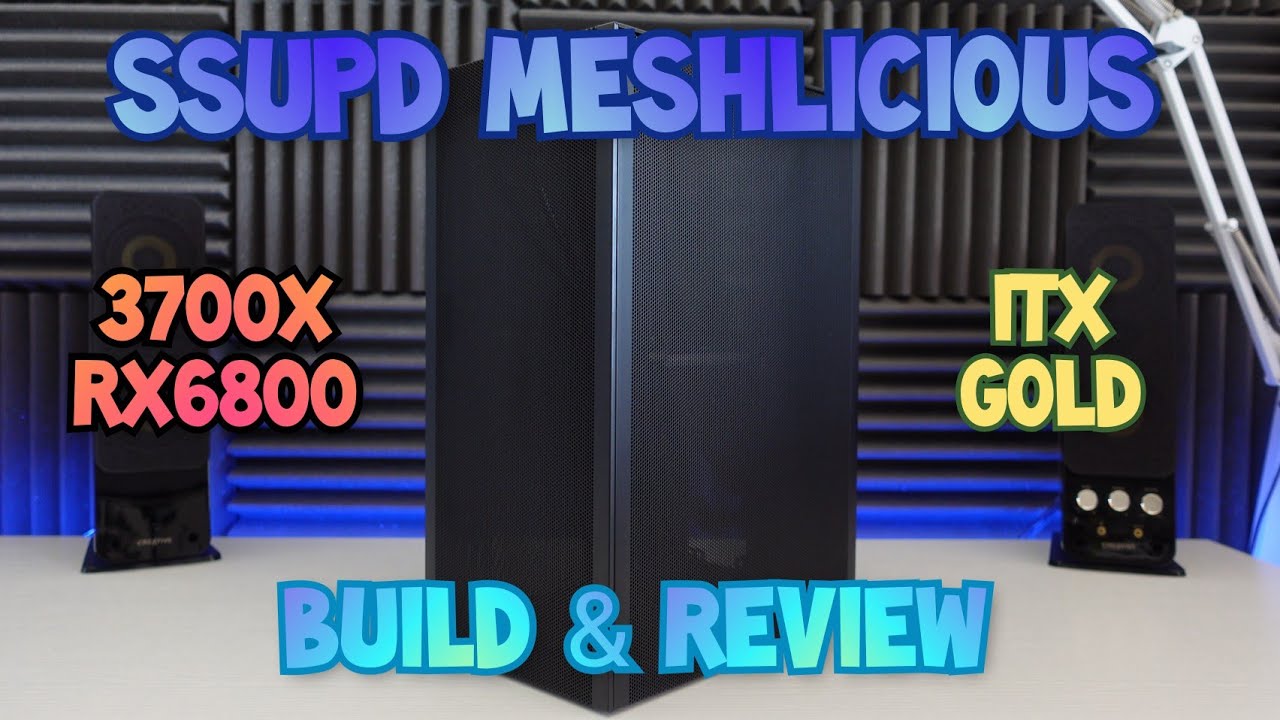 Ssupd Meshlicious ITX PC Case - The Case with Personality. Build & Review