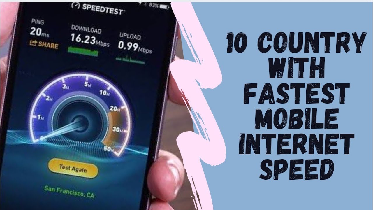 Top 10 Countries With Fastest Mobile Internet Speed 2021 Latest