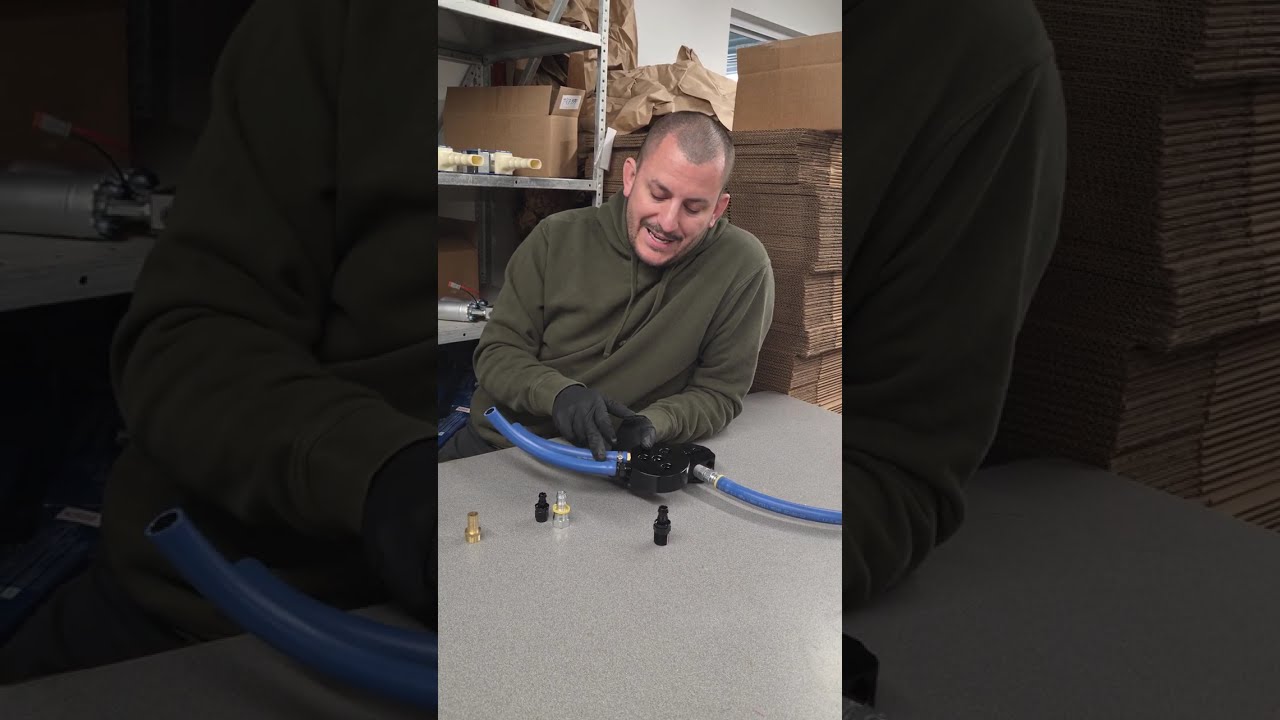 Why we use pushlock fittings instead of barbed fittings on our sumps and other hose connections. 