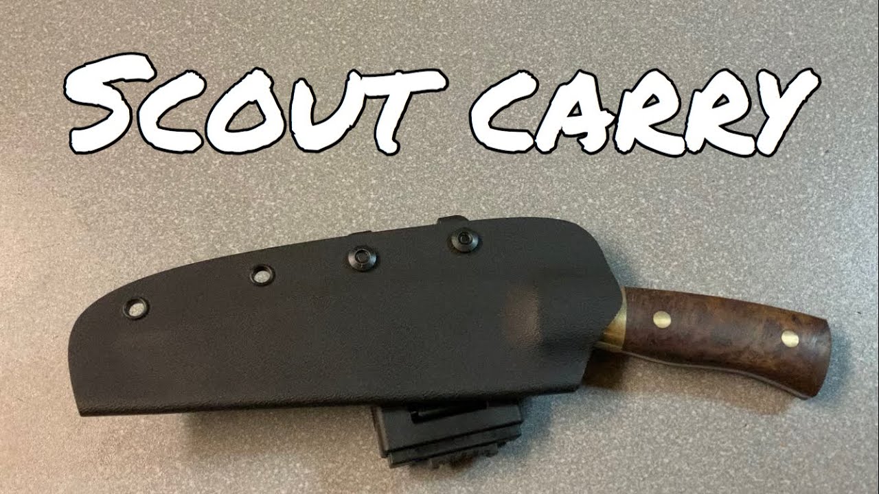 Scout carry kydex sheath, Making a kydex sheath at home, Knife sheath