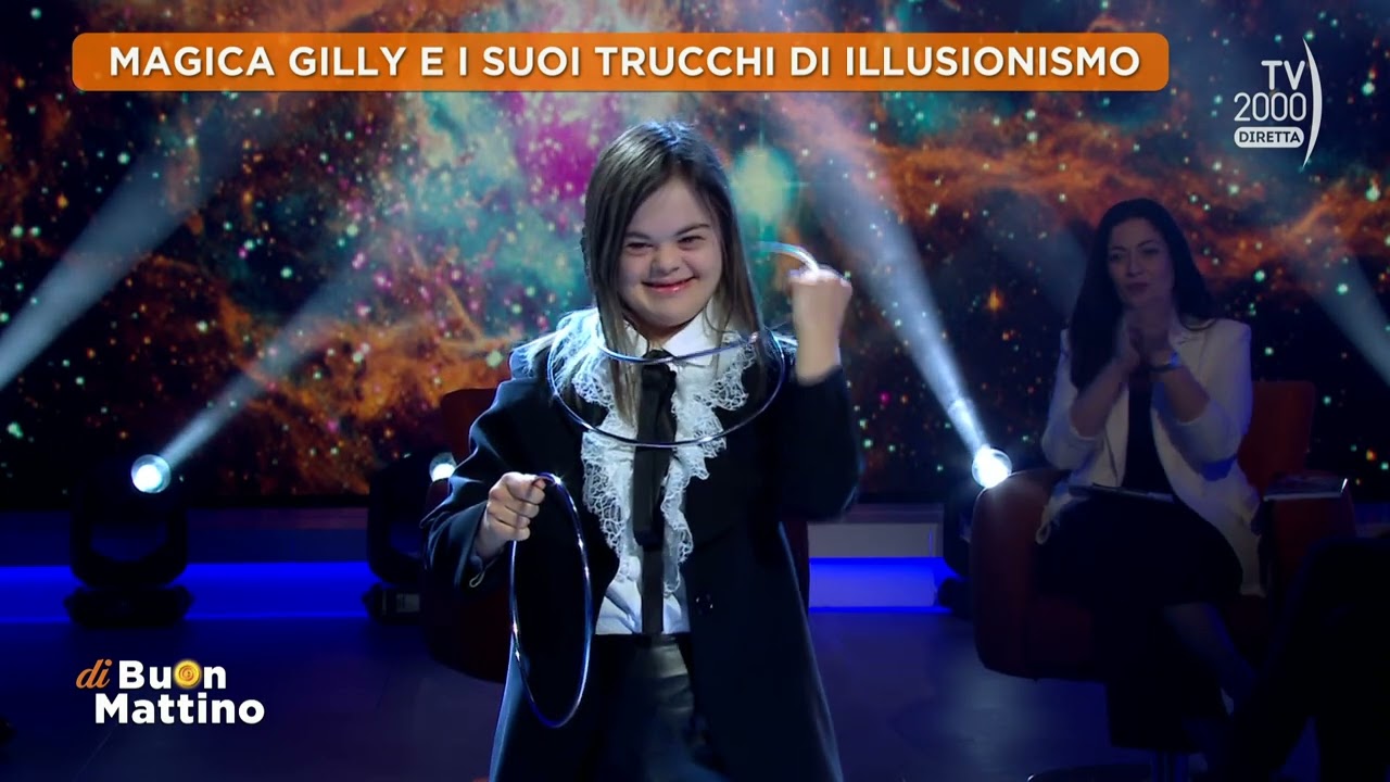 Di buon mattino (TV2000) - Magica Gilly e i suoi trucchi di illusionismo