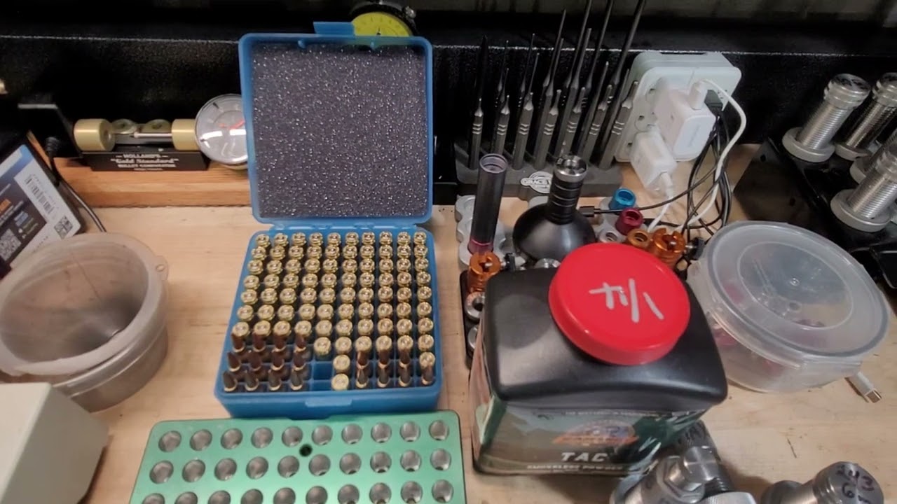 Loading the 6 Max AR-15 with 95 Sierra mk bullets and Tac powder in starline brass.