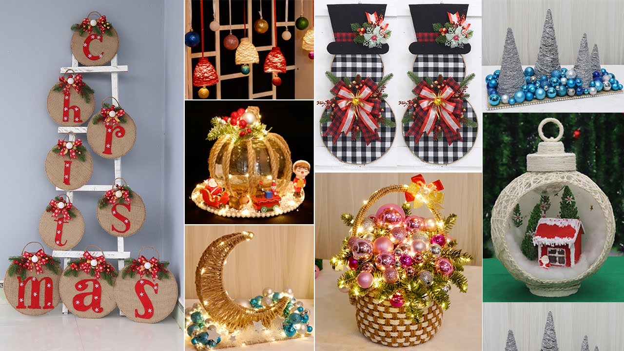 10 Jute craft Christmas decorations ideas 🎄