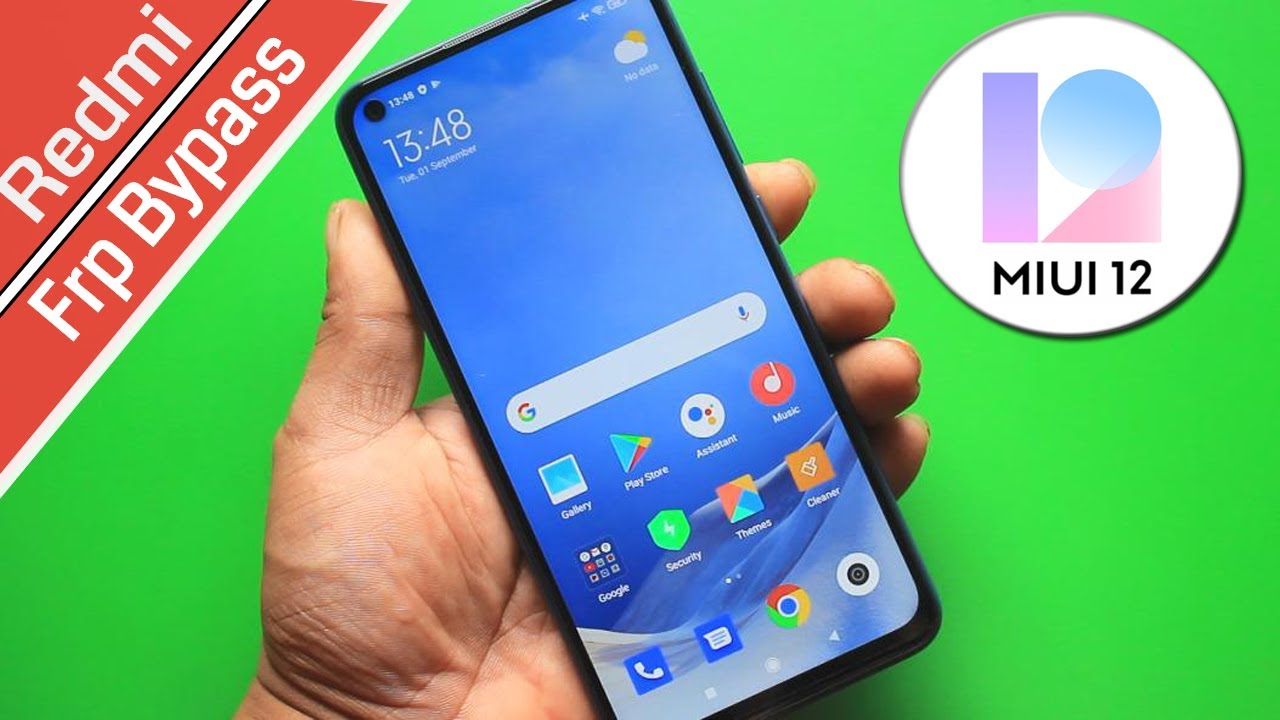 Mi Redmi Note 9/Note 9 Pro Max FRP Unlock/Bypass Google Account Lock MiUi 12 Without Computer